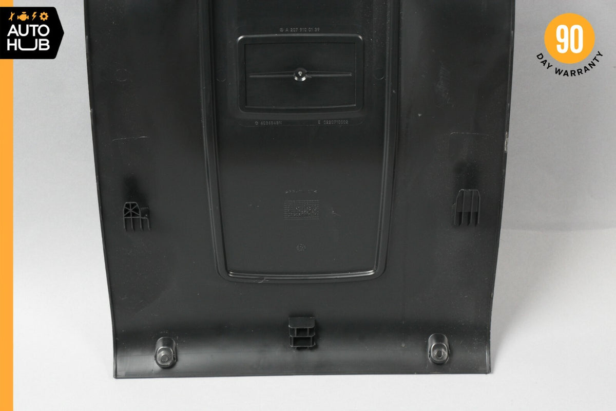 10-17 Mercedes W207 E350 C300 E400 Back Panel Seat Cover Left or Right Black OEM - photo 11