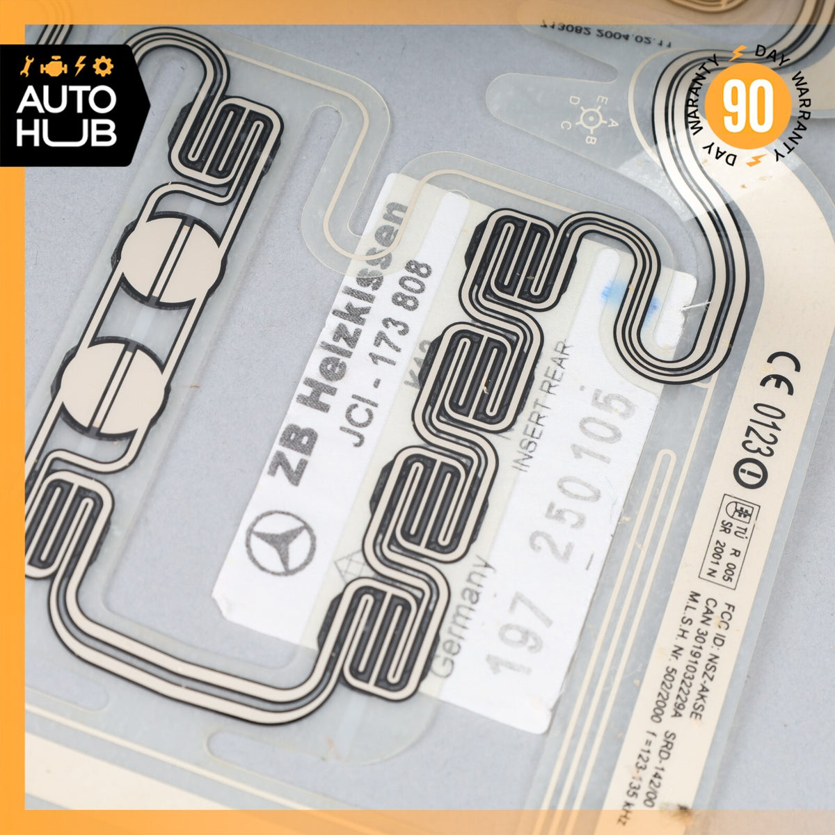 05-08 Mercedes R230 SL500 SL55 AMG Seat Occupancy Sensor Mat SRS 2308215151 OEM - photo 6