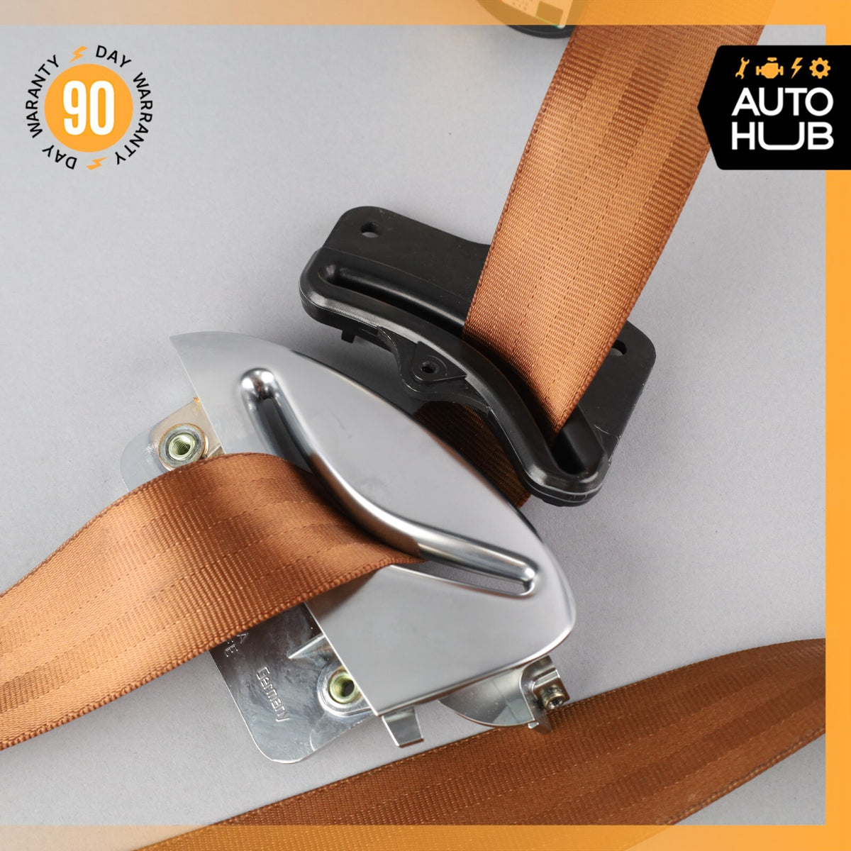 03-06 Bentley Continental GT Front Left Driver Side Seat Belt Brown OEM 53k - photo 7