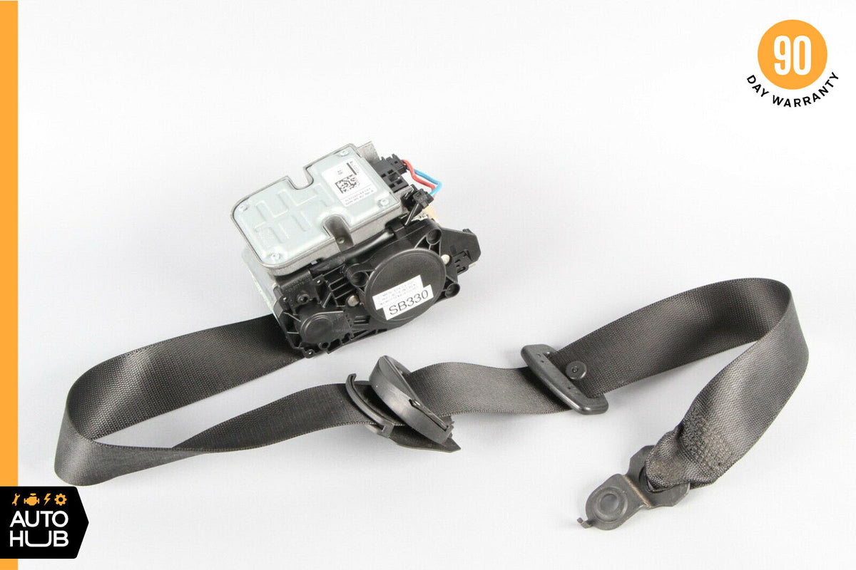 07-09 Mercedes W211 E550 E350 Front Left Driver Side Seat Belt Black OEM - photo 1