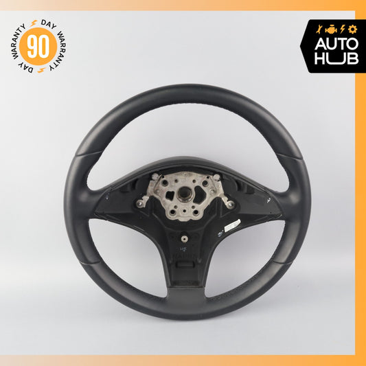 09-11 Mercedes R171 SLK300 SL550 CLS550 Sport Steering Wheel Nappa Black OEM - photo 1