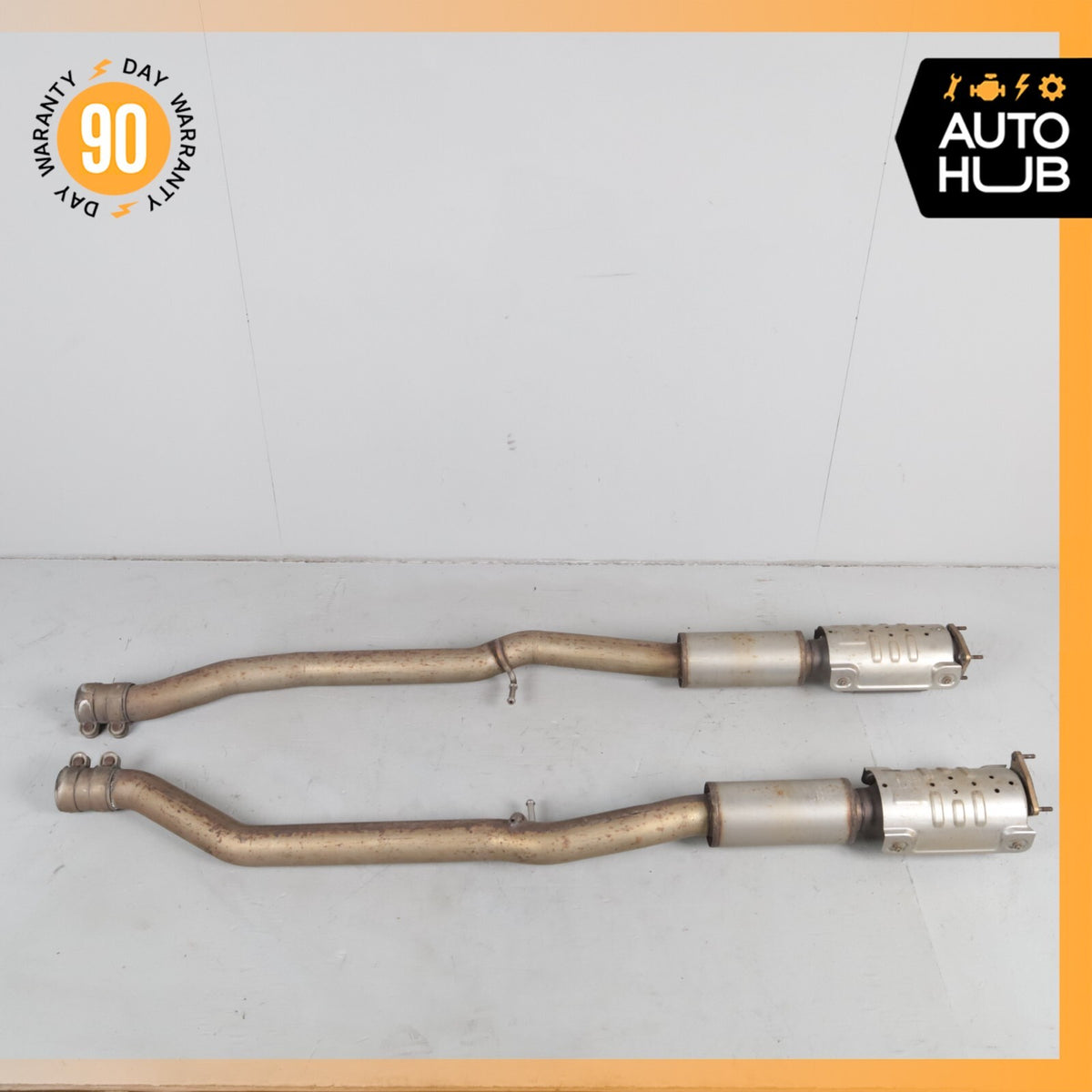 Bentley Continental GT 6.0L Middle Exhaust Downpipe Left & Right Side OEM - photo 1