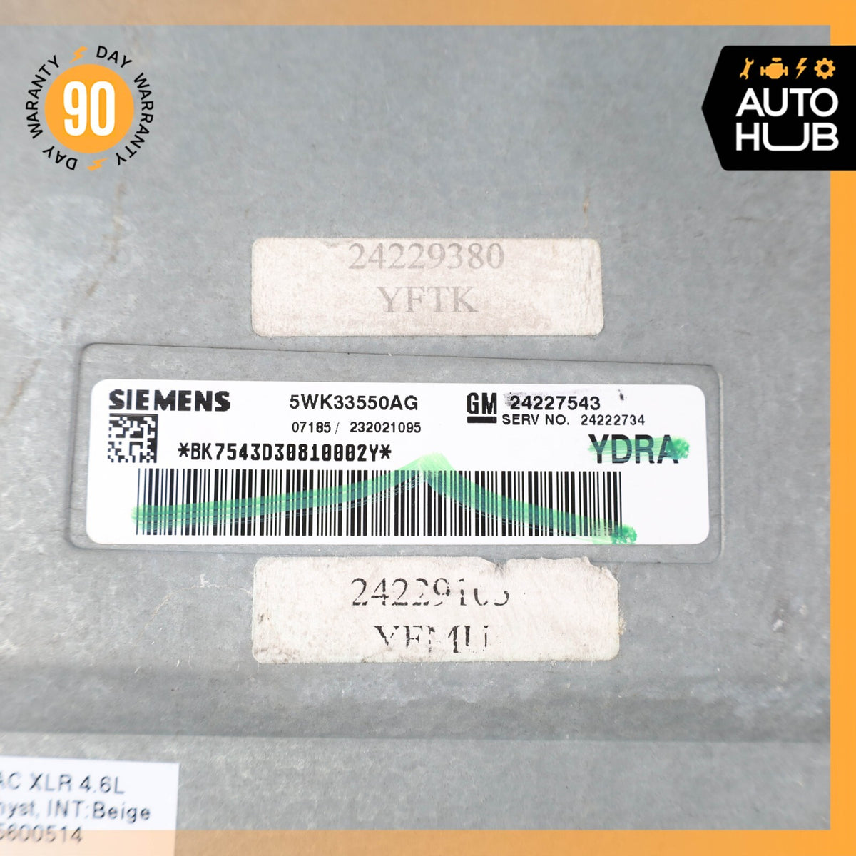 04-05 Cadillac XLR TCU Transmission Control Module 24229380 OEM - photo 8