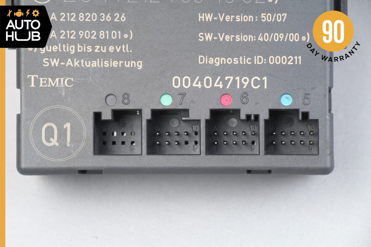 08-18 Mercedes W204 C300 E550 E400 Front Right Side Door Control Module OEM 75k - photo 3
