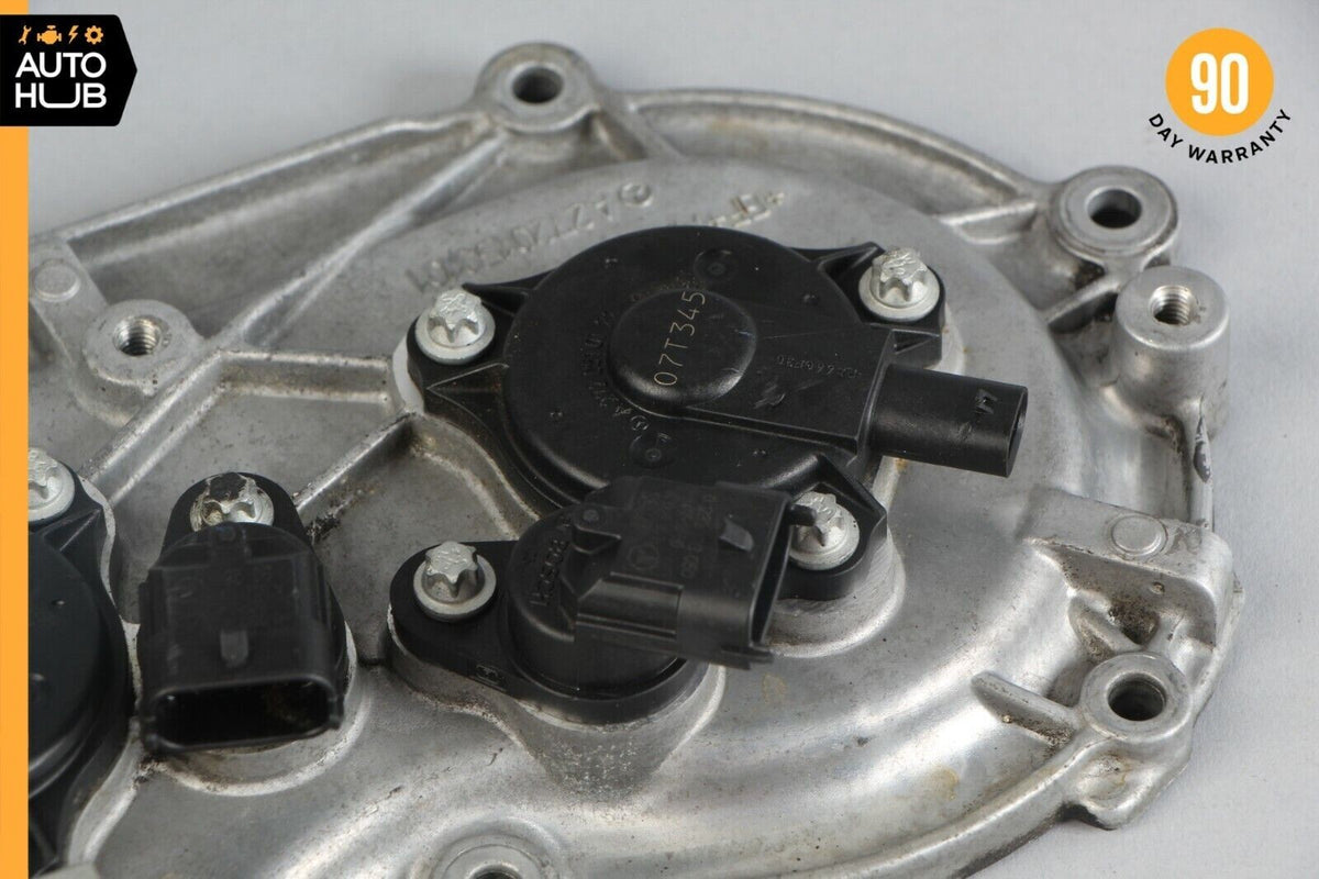 Mercedes W221 S550 C300 E350 Front Right Engine Timing Chain Cover Plate OEM - photo 2