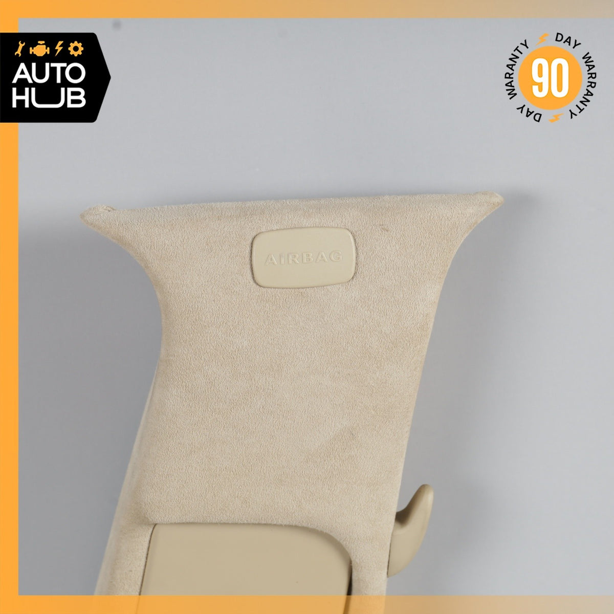 07-13 Mercedes W221 S600 S63 AMG Right Side B-Pillar Cover Trim Suede OEM - photo 2