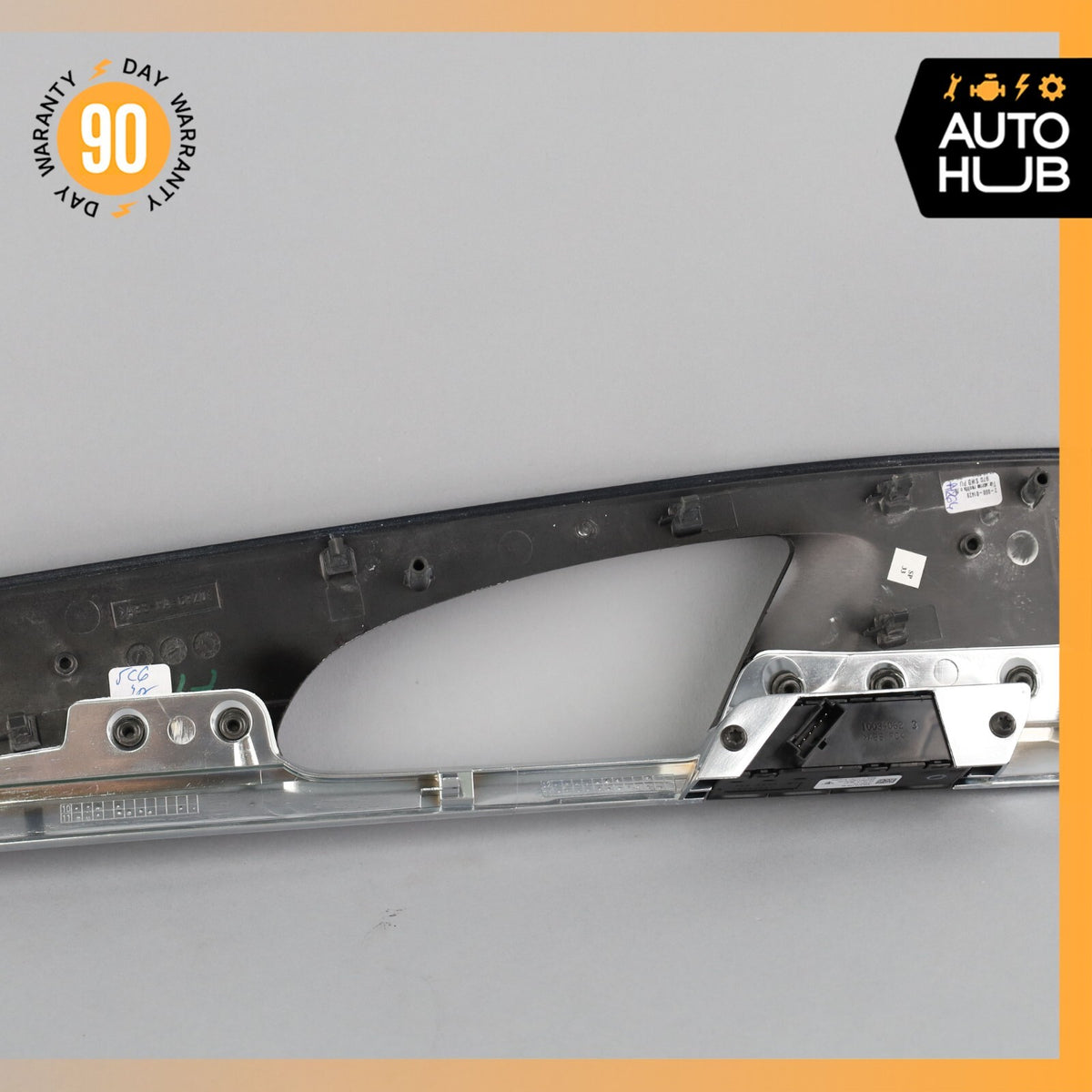 Porsche Panamera 970 Front Right Door Panel Molding Wood w/ Memory Switch OEM - photo 10
