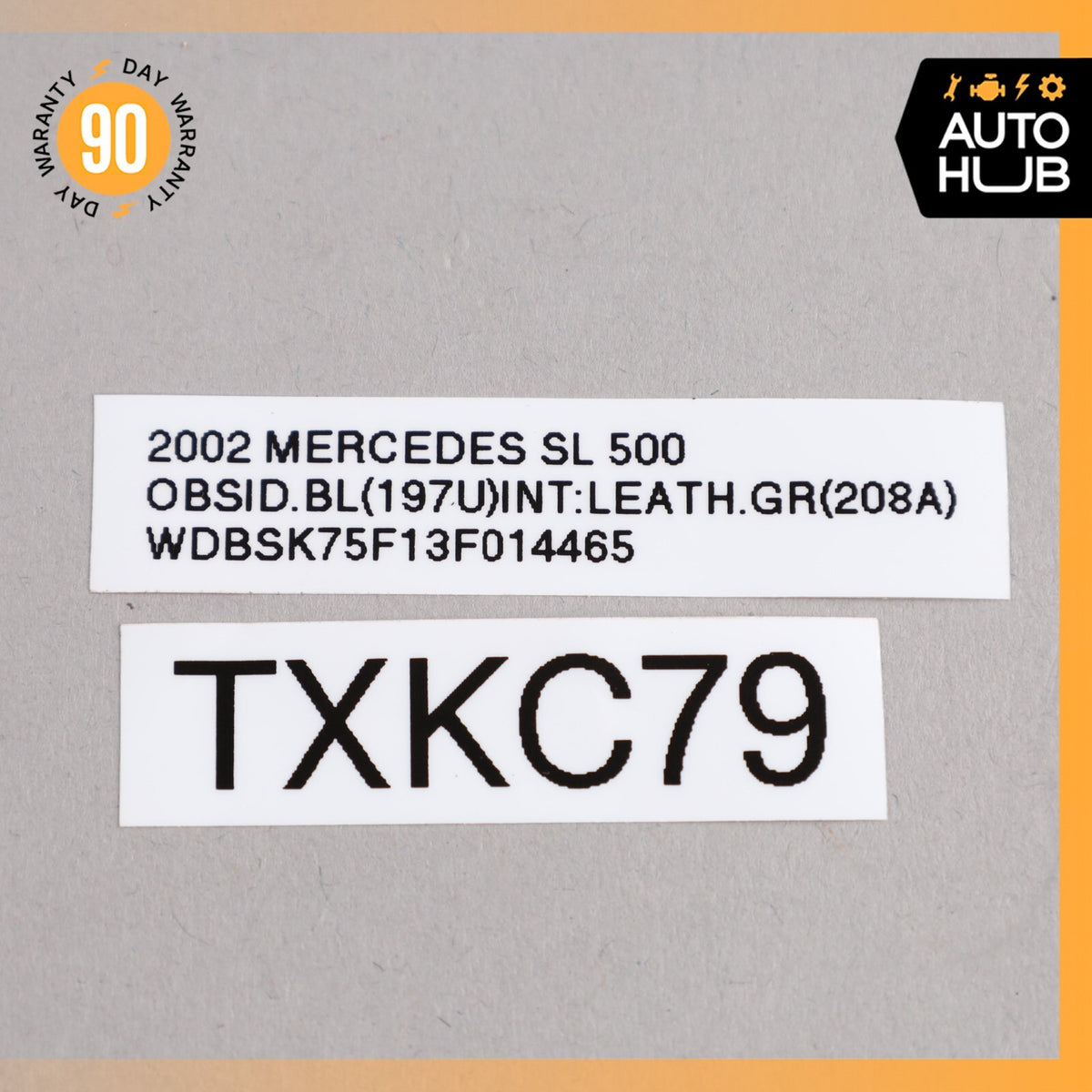 03-12 Mercedes R230 SL500 SL550 Front Left or Right Wheel Speed ABS Sensor 55k - photo 16