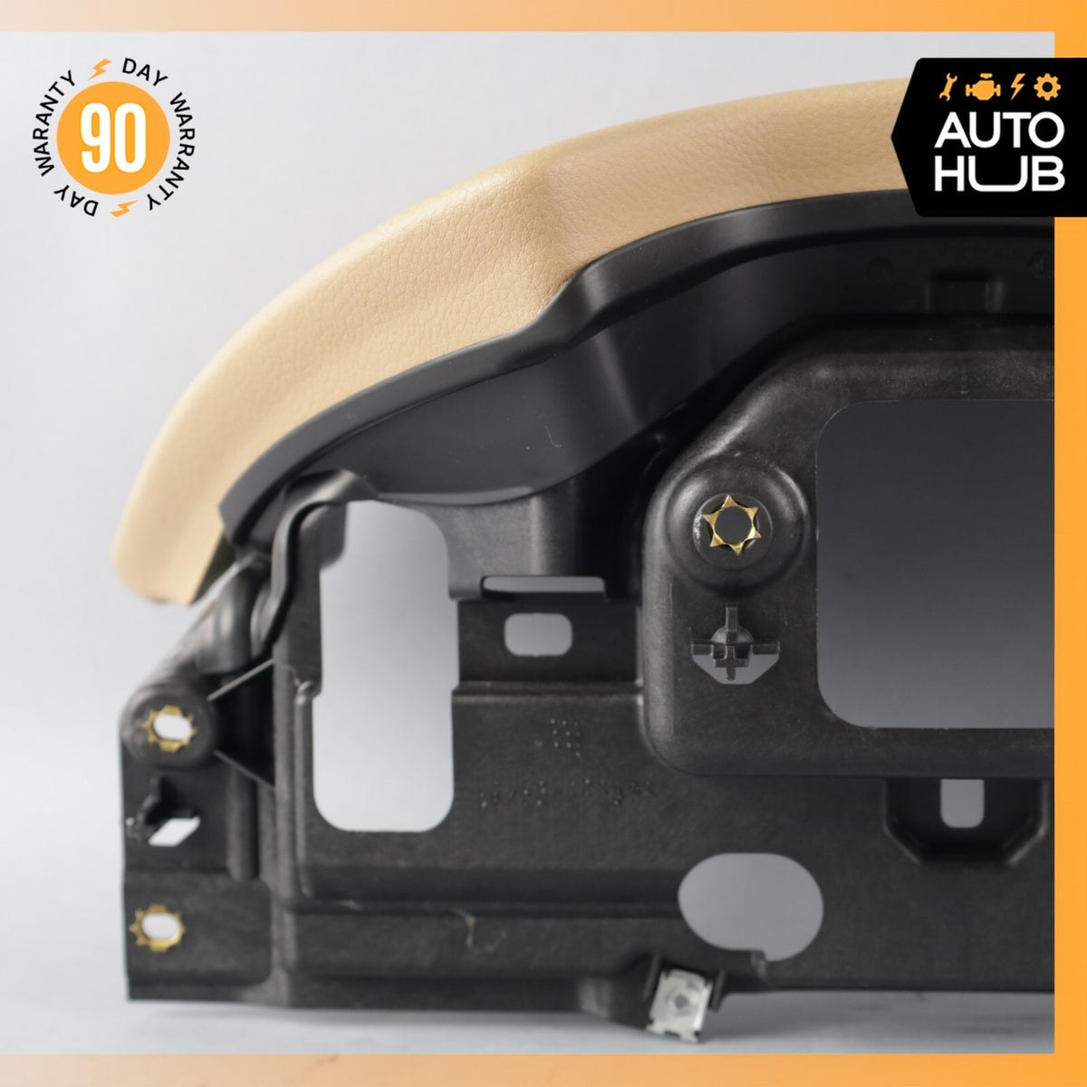 11-18 Porsche Cayenne 958 Upper Dashboard Dash Board Cluster Cover Beige OEM - photo 9