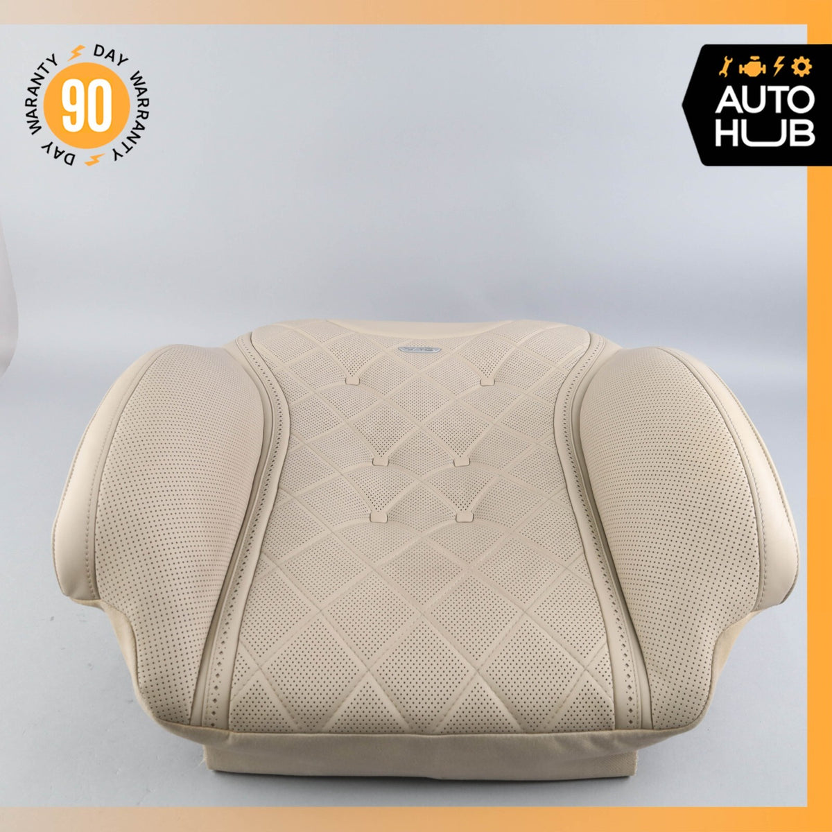 16-17 Mercedes W222 Maybach S600 Front Left Side Seat Upper Back Cushion OEM - photo 15