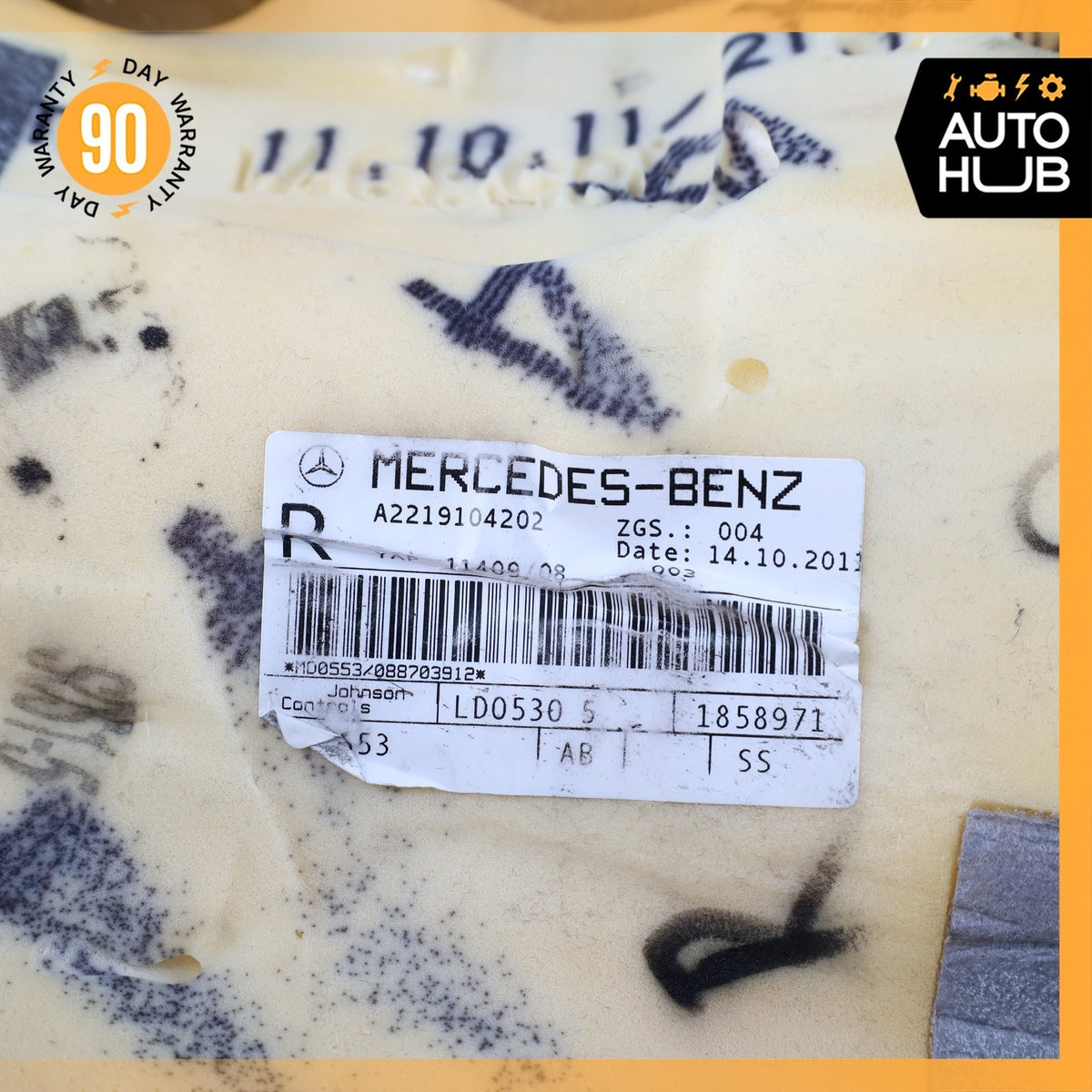 10-13 Mercedes W221 S600 Front Right Seat Cushion Bottom Lower Exclusive OEM - photo 20