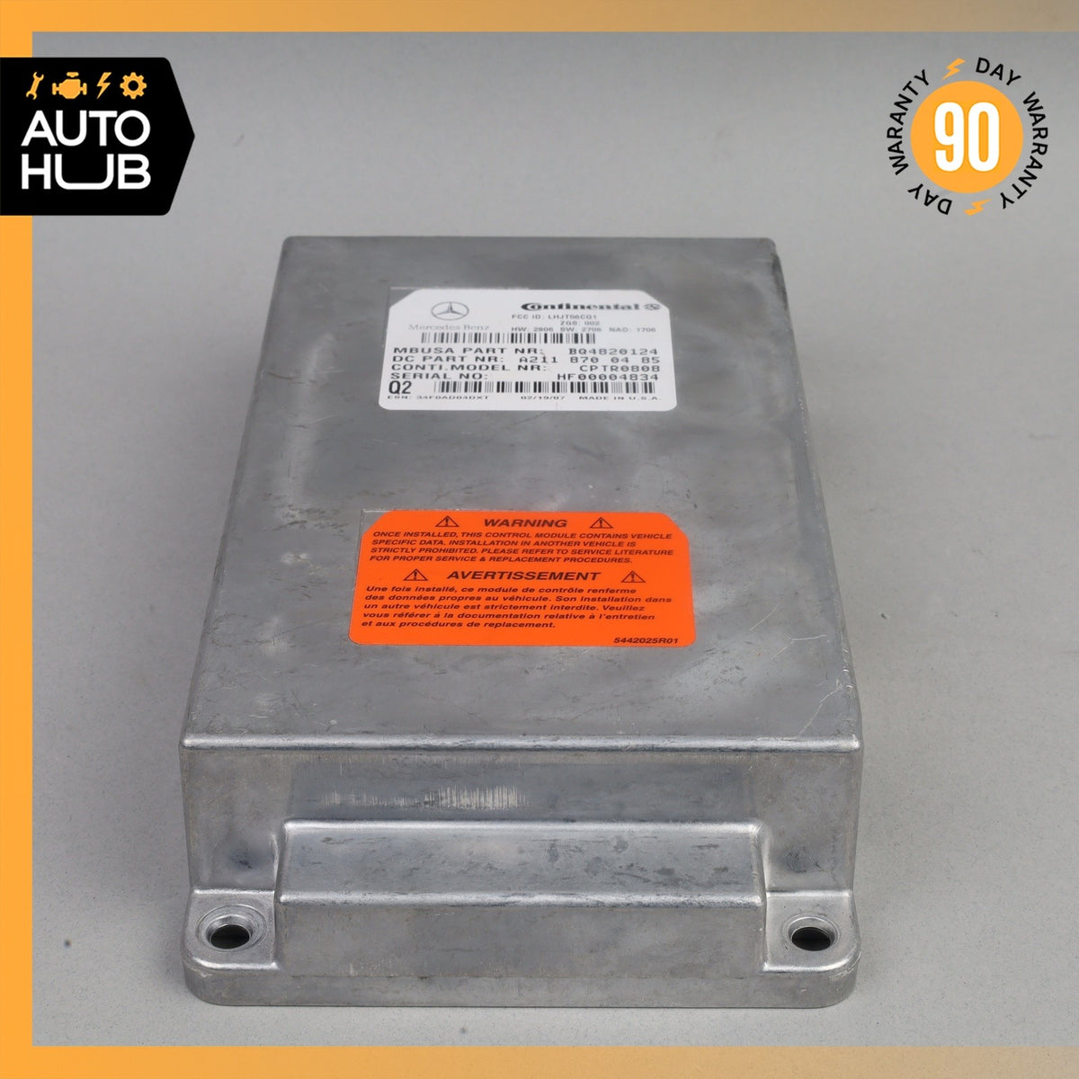 00-06 Mercedes W215 CL500 CL600 CL55 AMG Communication Control Module OEM - photo 5