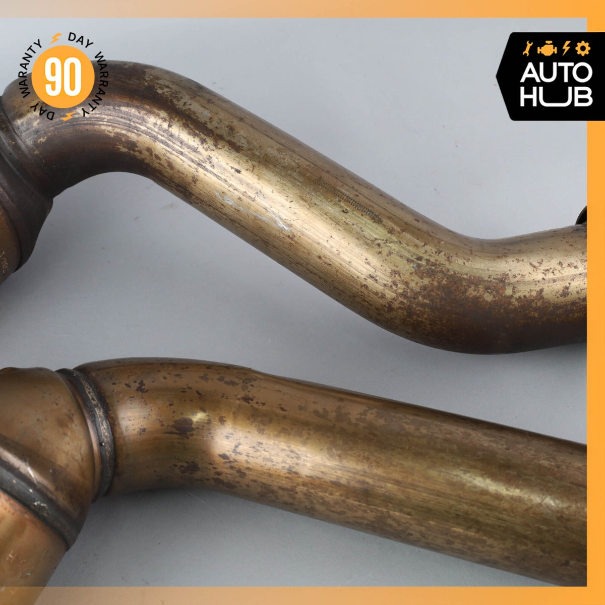 Porsche Cayenne 958 GTS S Front Engine Exhaust Downpipe Left & Right Set OEM 39k - photo 5