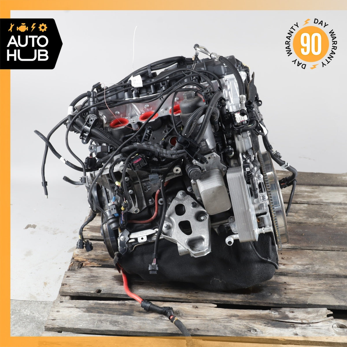 16-18 BMW F30 330e RWD 2.0L B48B20A Engine Motor Assembly OEM 61k - photo 3