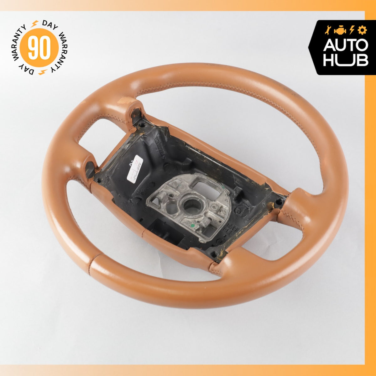 03-10 Bentley Continental Flying Spur GT GTC Driver Steering Wheel Brown OEM 58k - photo 2