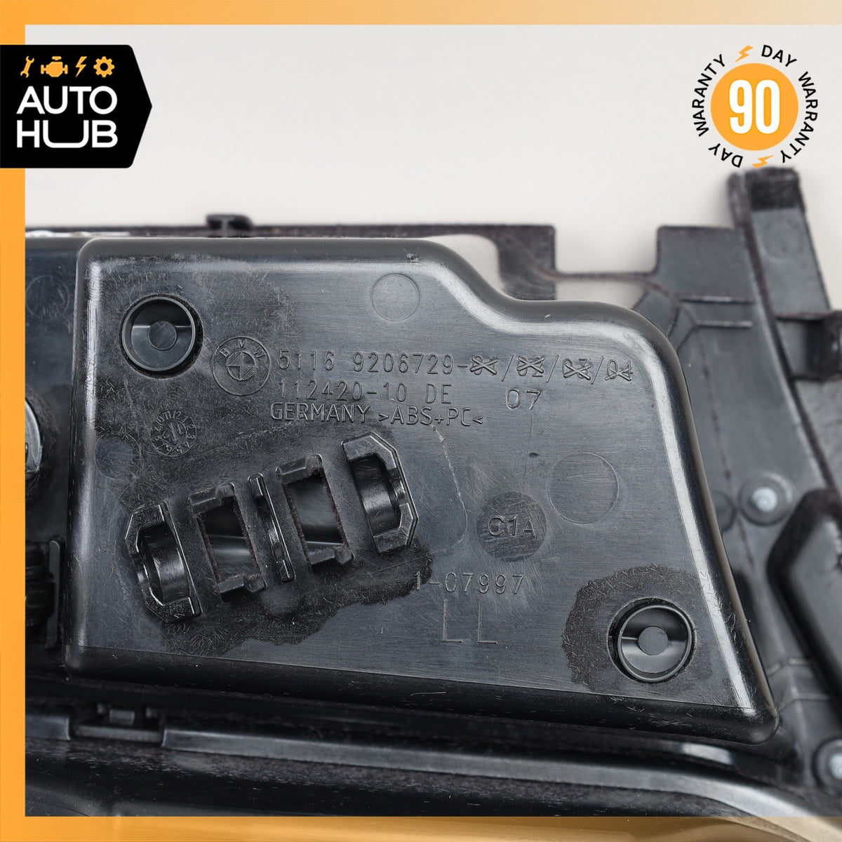 11-13 BMW F10 ActiveHybrid 5 Front Center Console Armrest Storage Tray OEM - photo 13