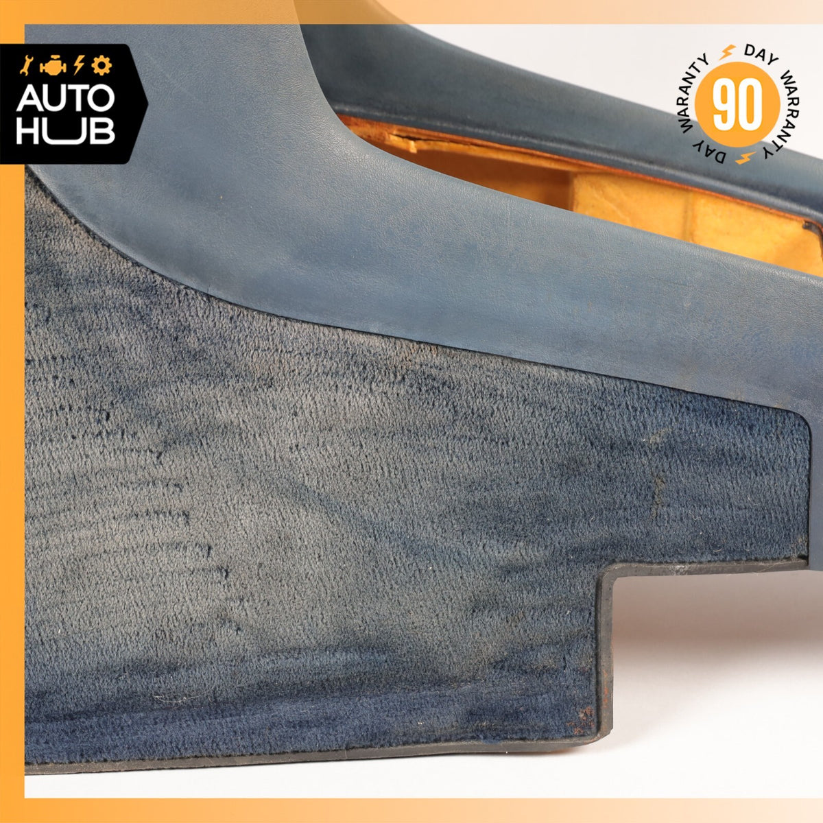80-89 Mercedes R107 380SL 380SLC 560SL Center Console Trim Cover Blue OEM - photo 4