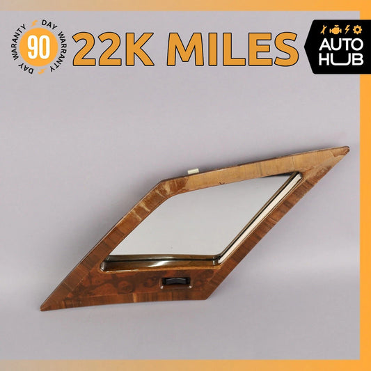 81-98 Rolls Royce Seraph Spirit Rear Right Quarter Vanity Glass Mirror Wood OEM - photo 1