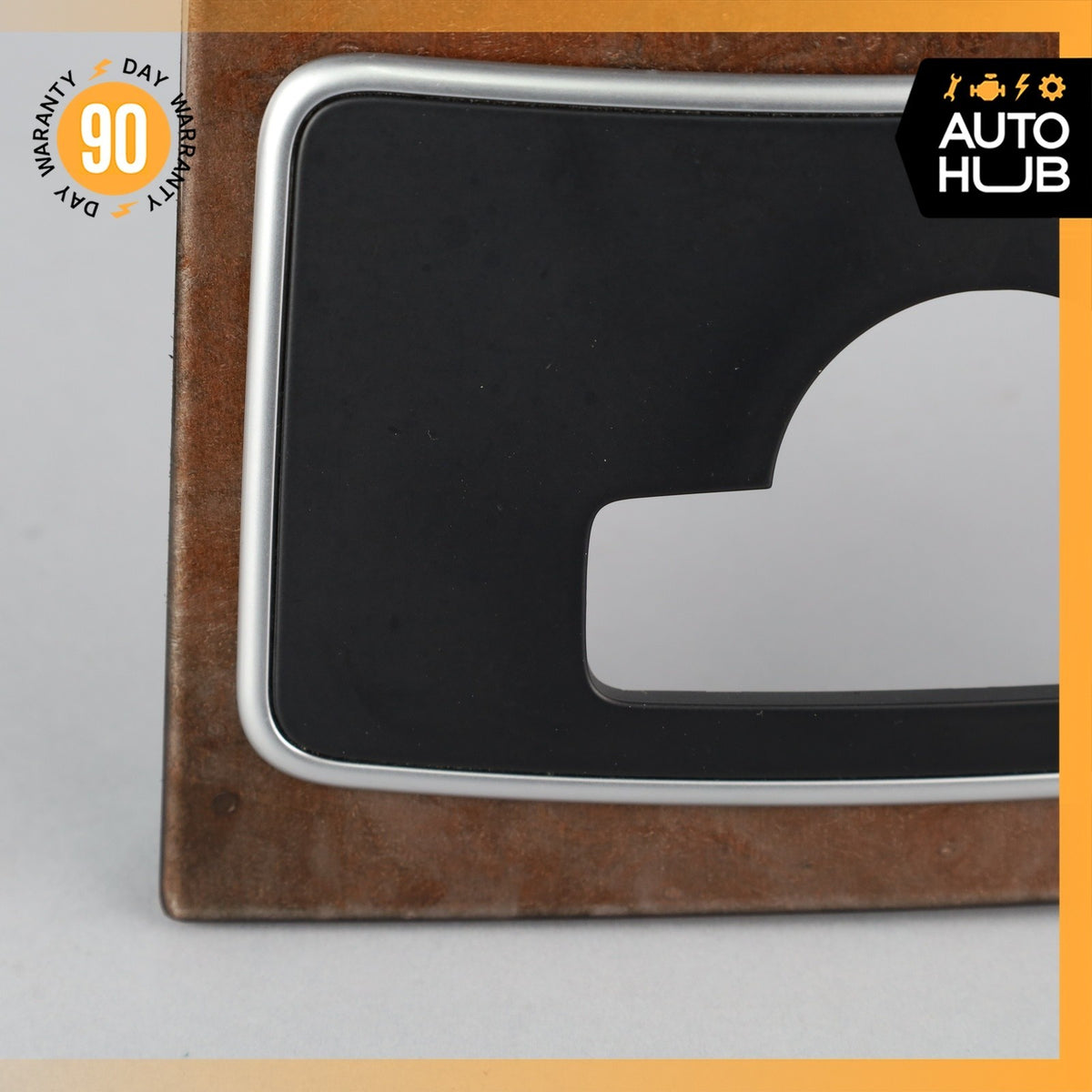 10-13 Mercedes W212 E350 E400 E550 Center Console Switch Trim Bezel Wood OEM - photo 4