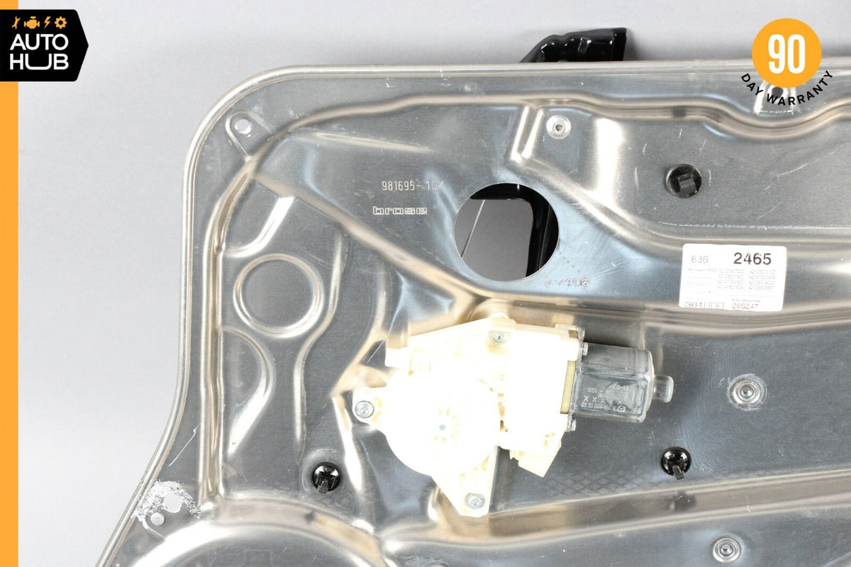 08-16 Mercedes W212 E350 C250 E400 Rear Right Side Door Window Regulator OEM 30k - photo 2