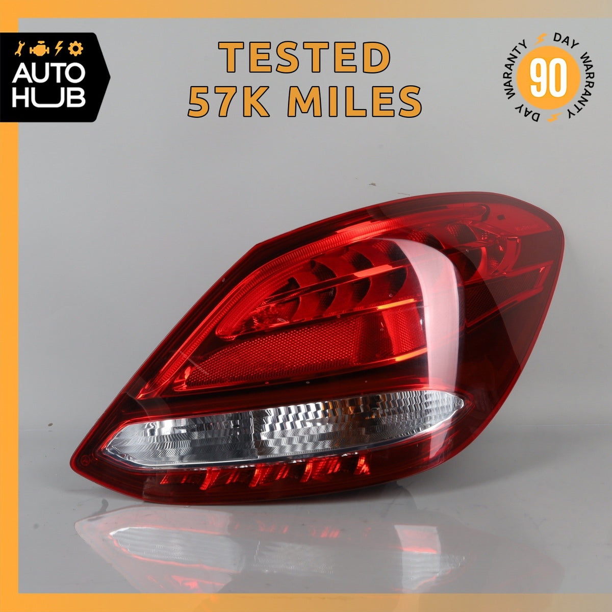15-18 Mercedes W205 C300 C43 AMG Sedan Tail Light Lamp Rear Right Side OEM 57k - photo 1
