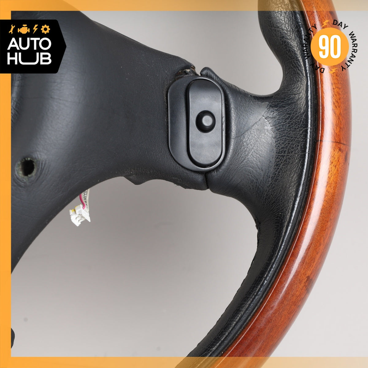 03-13 Maserati Quattroporte M139 Steering Wheel Mahogany Wood Black OEM 84k - photo 13