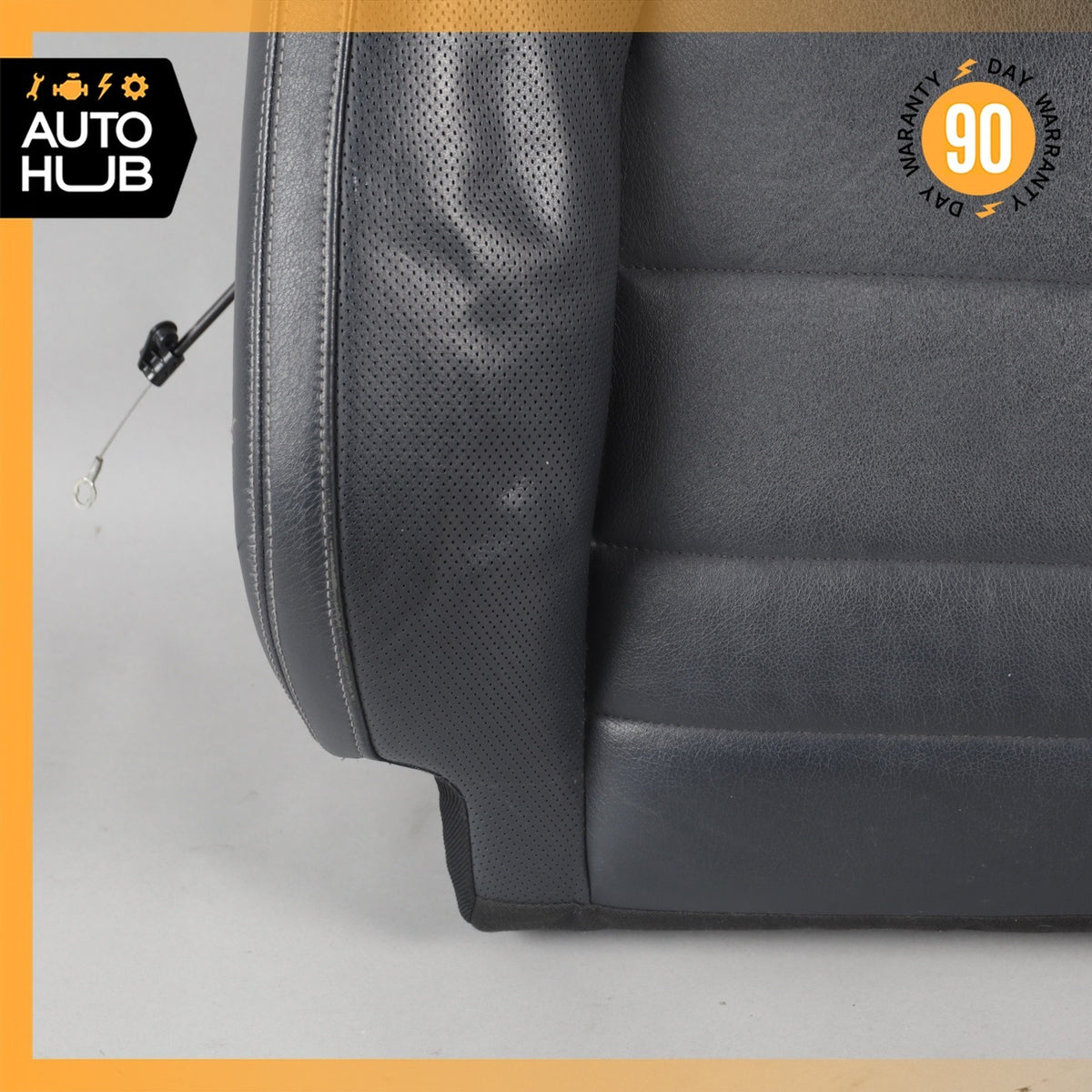 10-17 Mercedes W207 E350 E550 Front Right Side Seat Cushion Upper Black OEM - photo 5