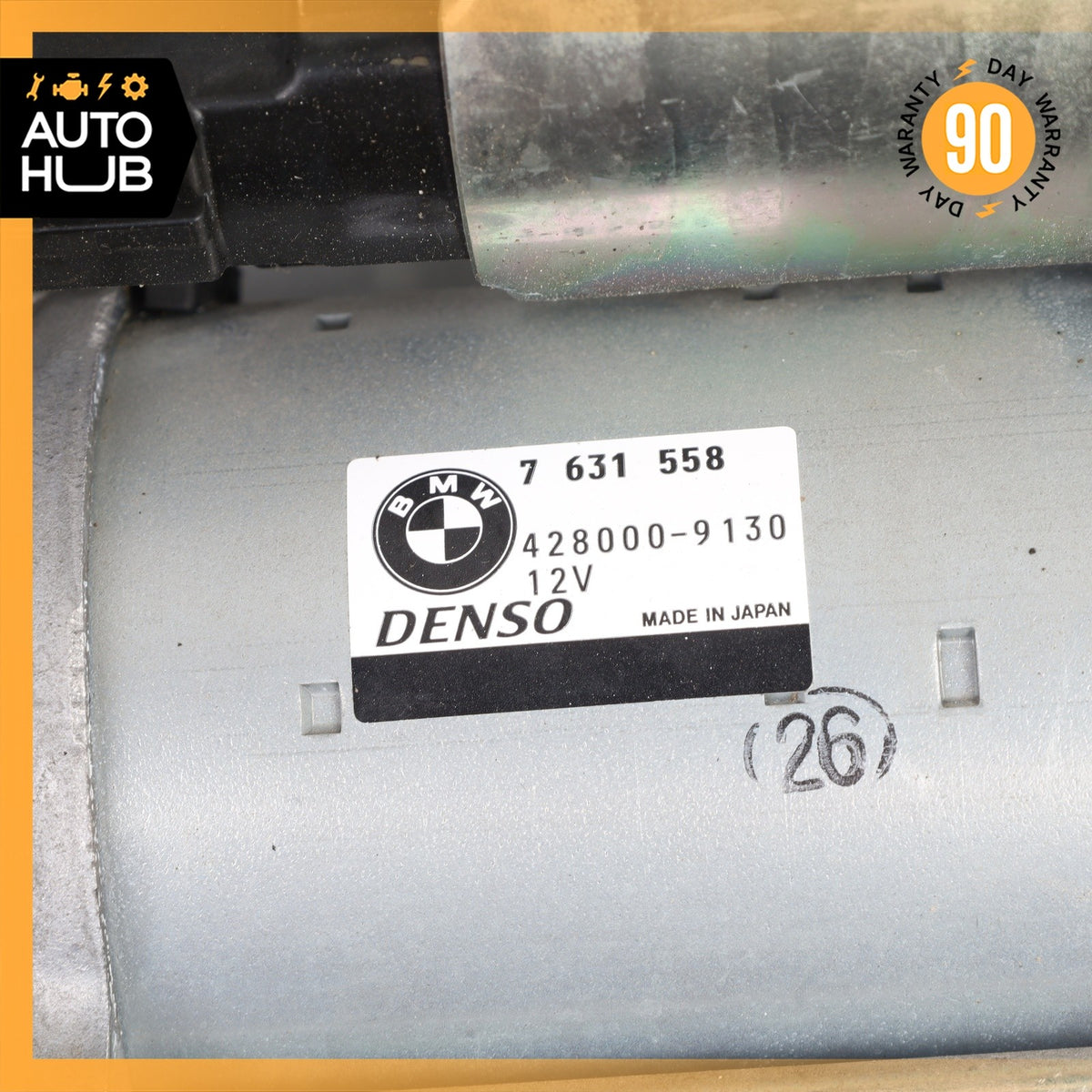 BMW F01 740i X3 X5 X6 Engine Motor Starter 12417631558 OEM - photo 12