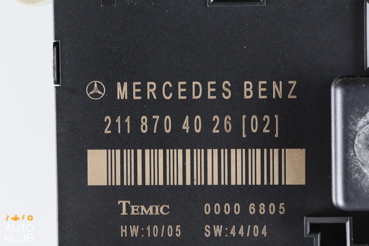 07-09 Mercedes W211 E320 E350 E550 Rear Left Door Control Module 2118704026 OEM - photo 7