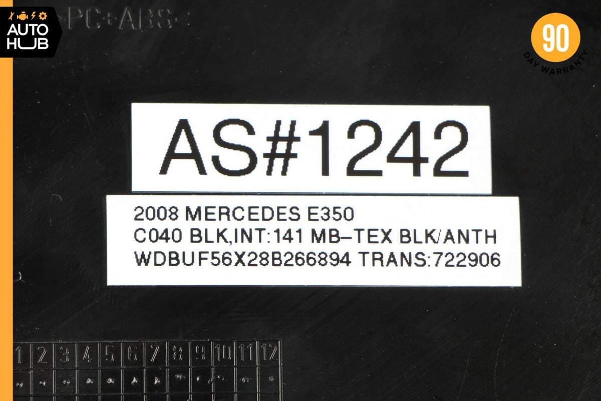 07-09 Mercedes W211 E350 E320 E550 Left Side Dashboard Trim Cover Panel OEM - photo 12