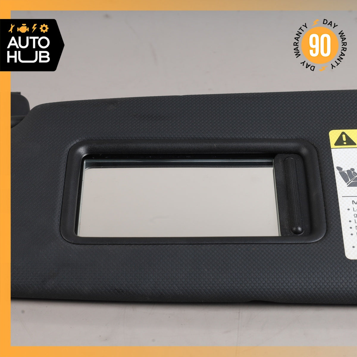 Audi 8J TT Coupe Left Driver Side Sunvisor Sun Visor Black OEM - photo 7