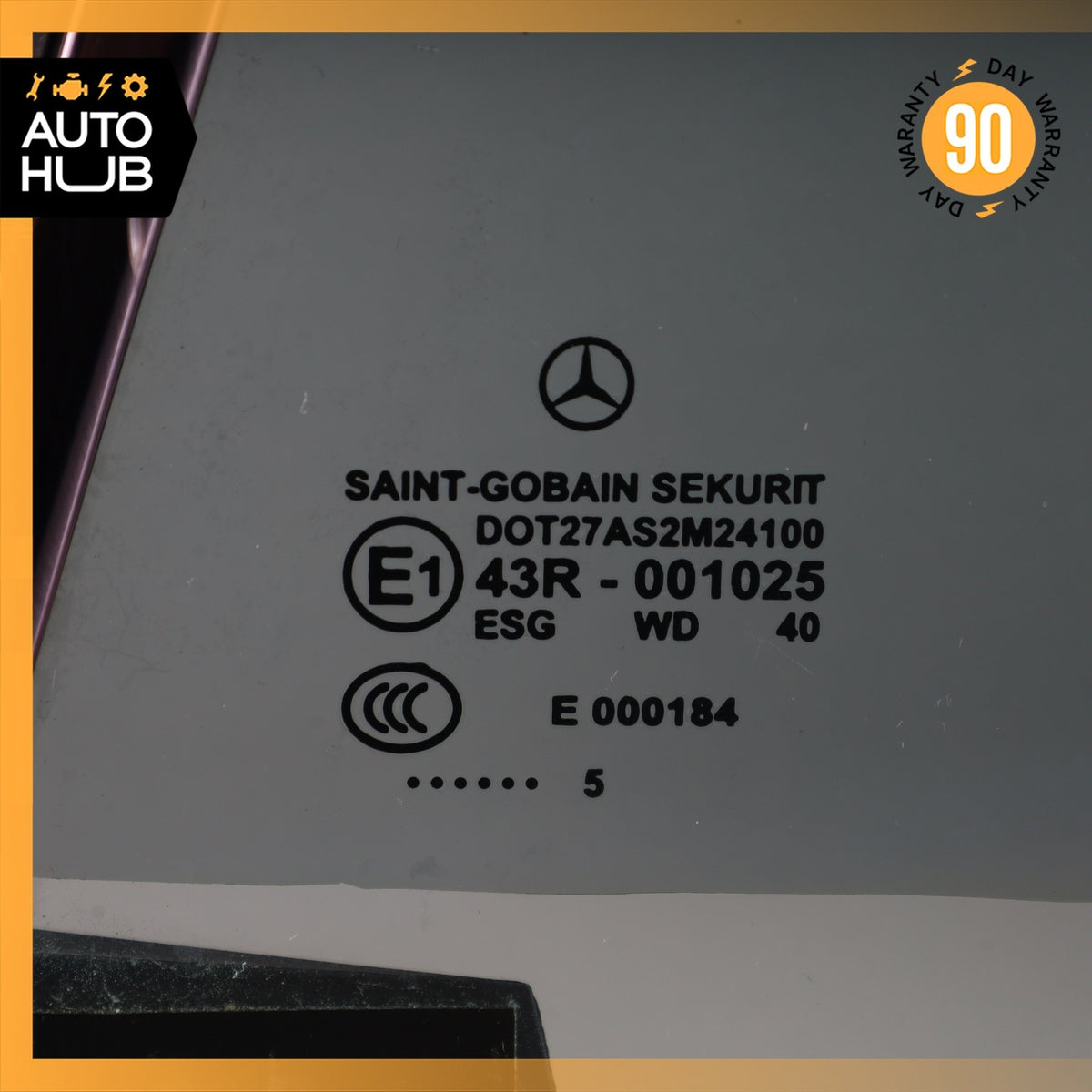 03-12 Mercedes R230 SL500 SL55 AMG Rear Left Side Quarter Window Glass OEM - photo 8