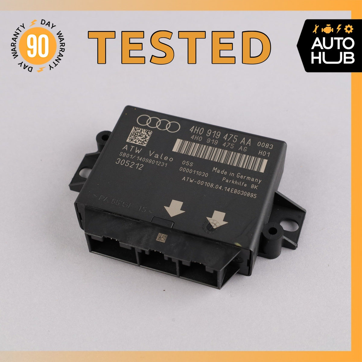 Audi C7 S6 Park Parktronic Parking Aid Assist Control Module 4H0919475AG OEM - photo 1