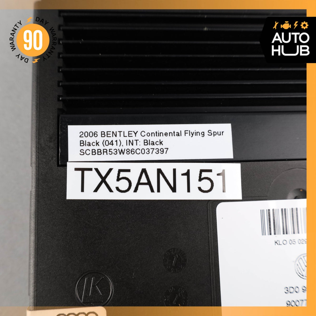 06-13 Bentley Continental Flying Spur Front Left Seat Control Module OEM 67k - photo 9