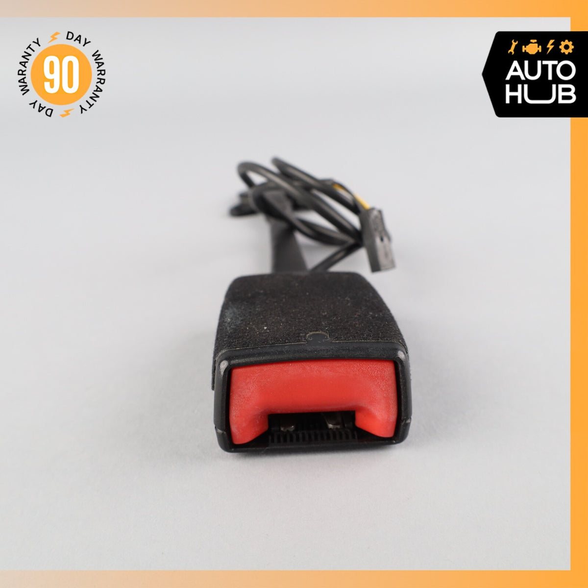 11-18 Porsche Cayenne 958 Front Left Driver Side Seat Belt Buckle Black OEM - photo 5