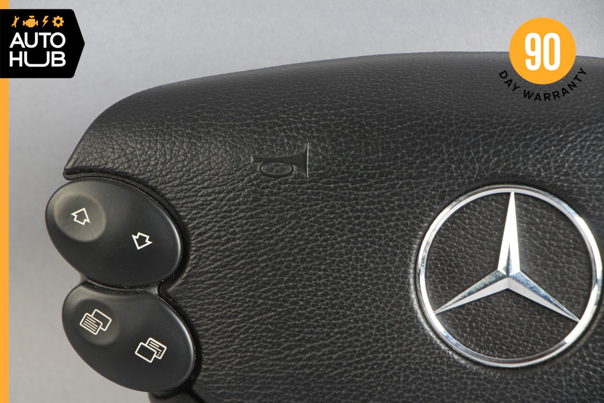 Mercedes R230 SL500 SL55 AMG CLK500 E350 Steering Wheel Airbag Air Bag Black OEM - photo 2