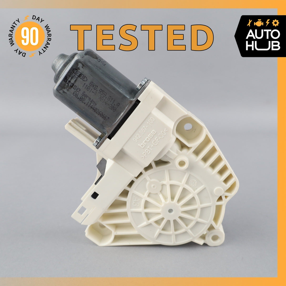 10-16 Audi B8 A4 S4 Rear Left Door Window Regulator Motor OEM - photo 1