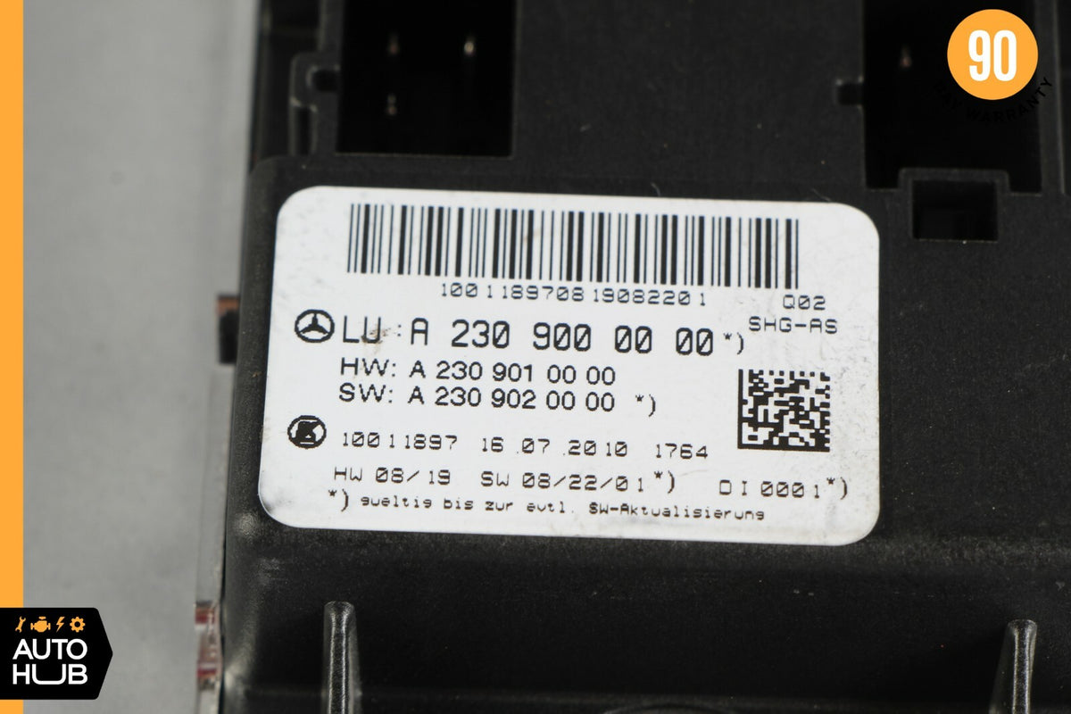 09-12 Mercedes R230 SL550 SL63 AMG Seat Airscarf Control Module 2309000000 OEM - photo 11