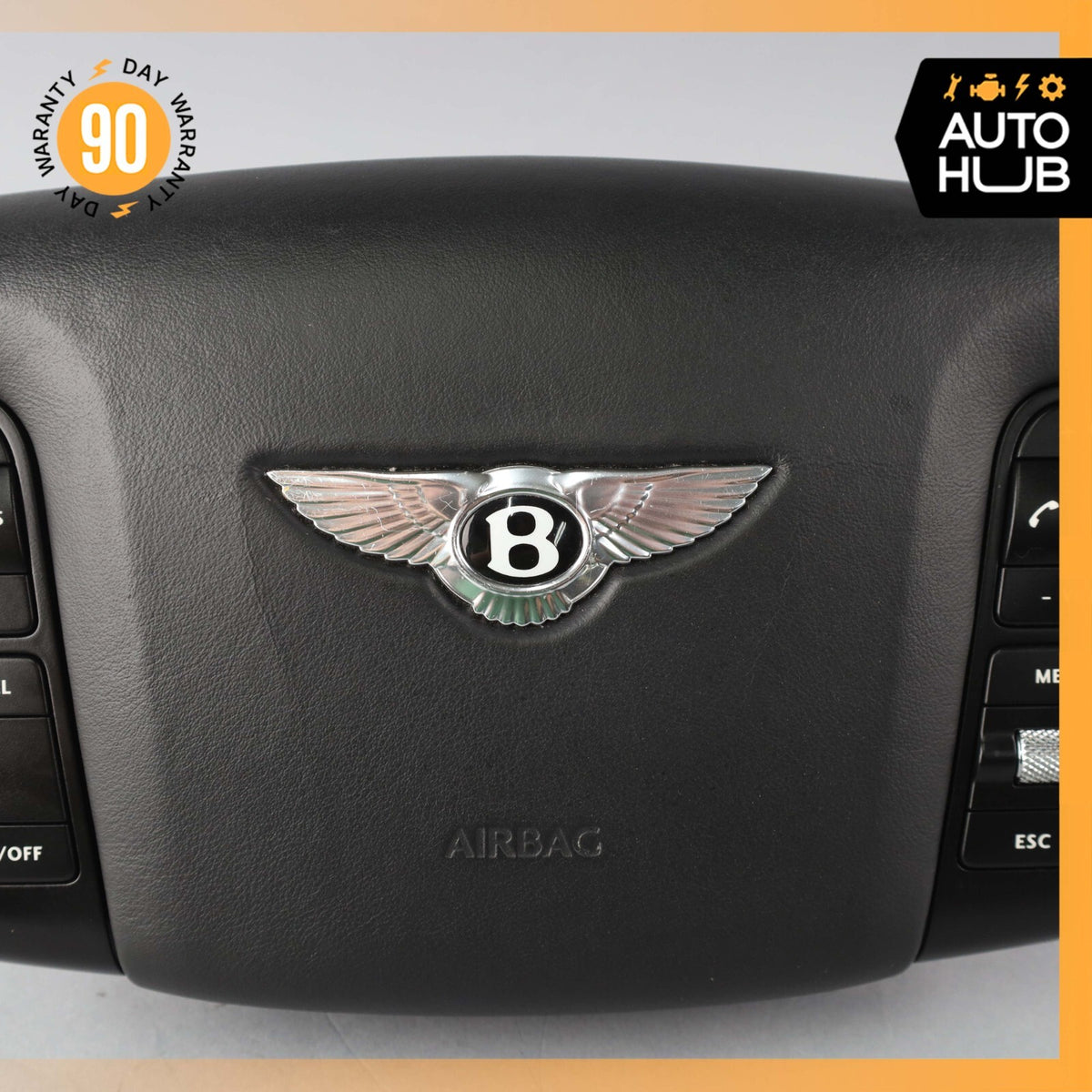 03-13 Bentley Continental Flying Spur GT Driver Steering Wheel Airbag OEM - photo 3