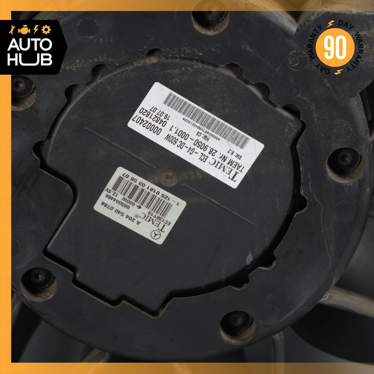 08-20 Mercedes W204 C300 E350 Engine Radiator Cooling Fan Motor Assembly OEM - photo 17