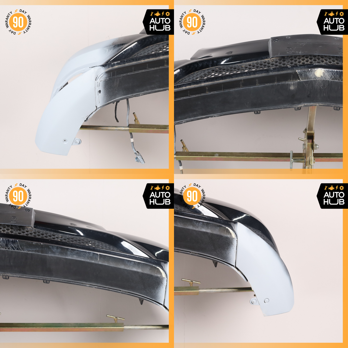 14-17 Mercedes W207 E350 E550 Base Front Bumper Cover Assembly Black OEM - photo 15