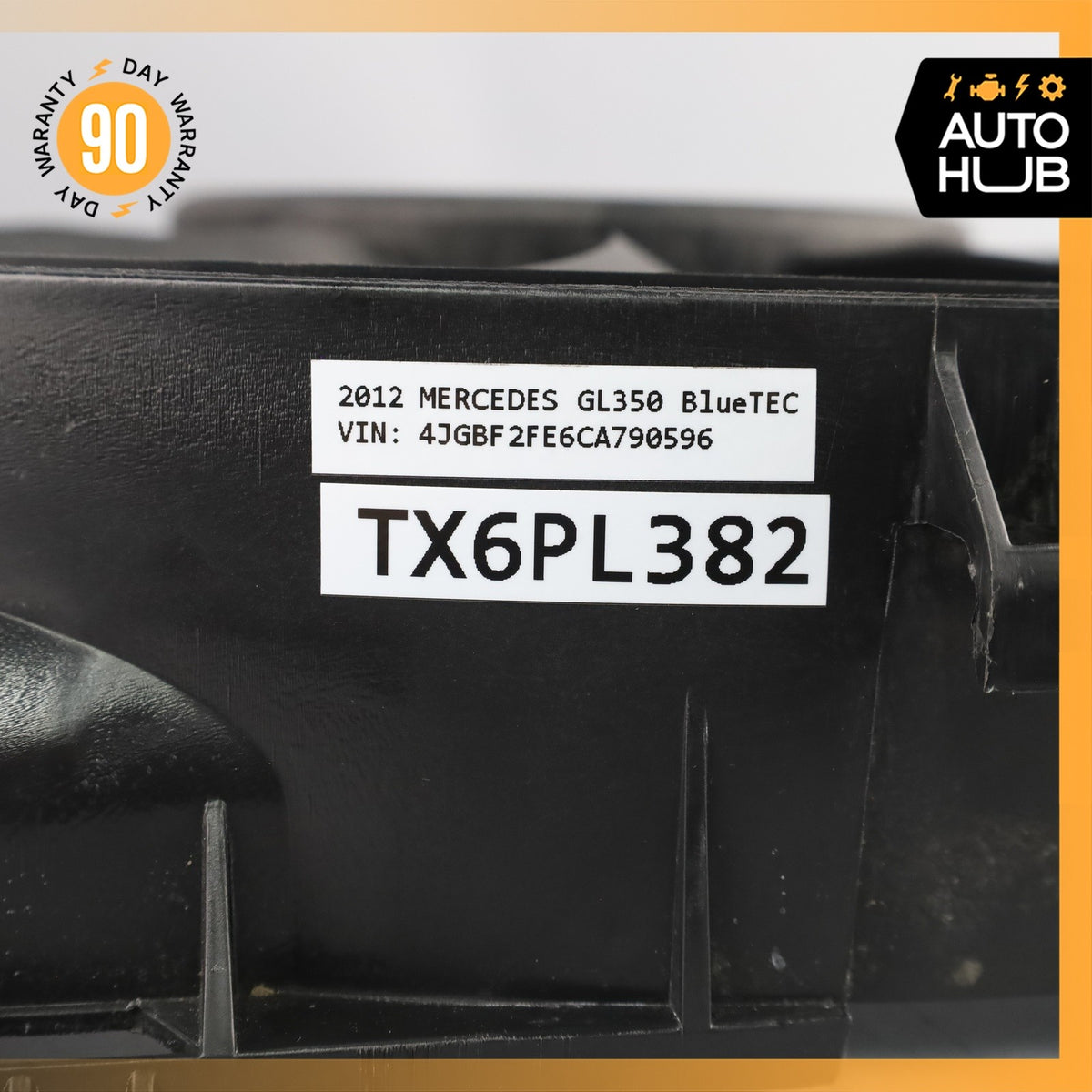 07-13 Mercedes X164 GL350 ML350 Engine Motor Cooling Fan Assembly 1645000093 OEM - photo 20