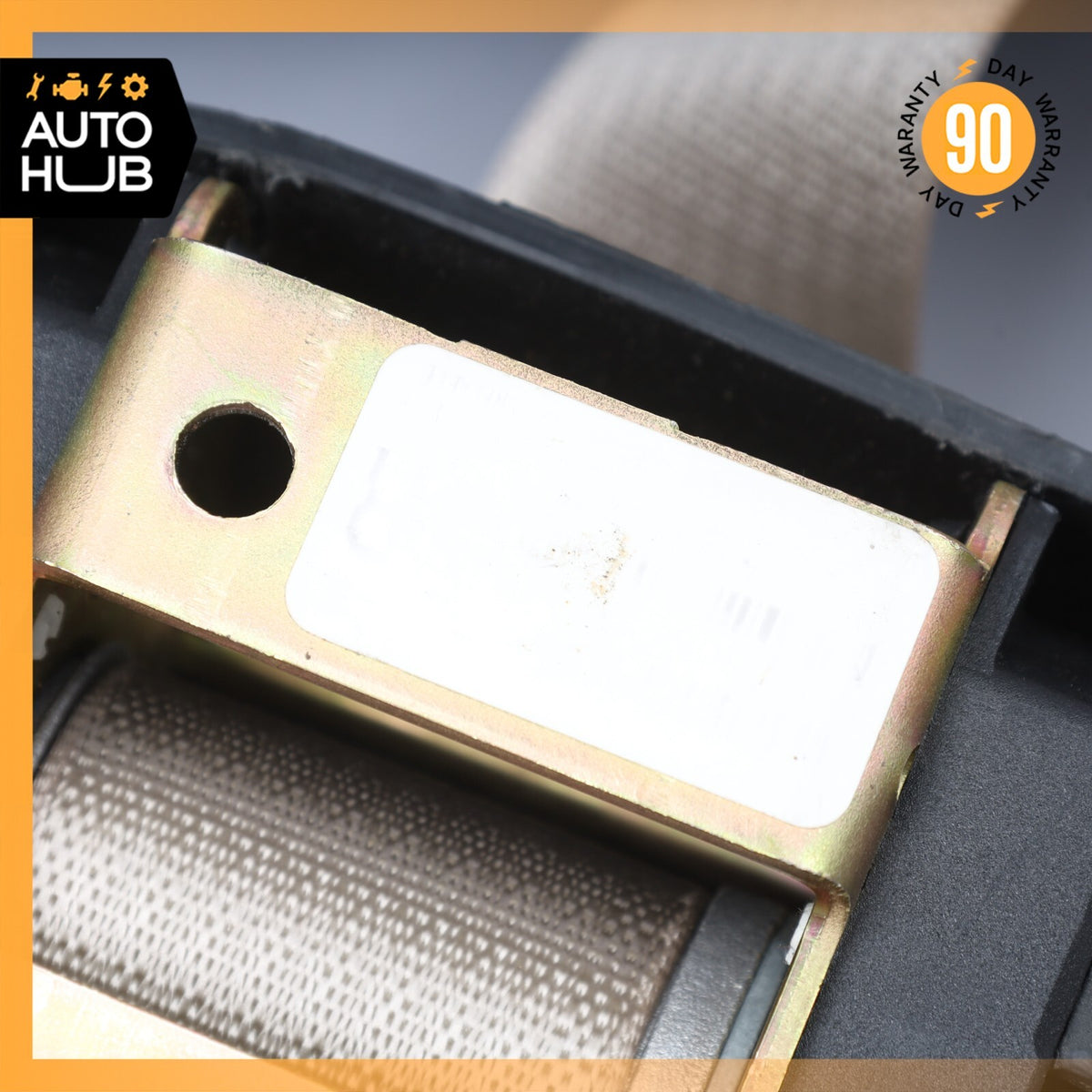 04-06 Cadillac XLR Right Side Seatbelt Seat Belt Retractor Beige 89023216 OEM - photo 11