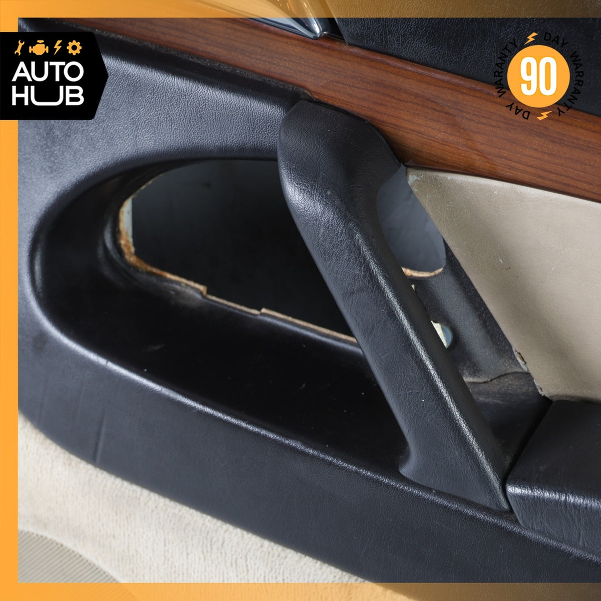 92-94 Mercedes W140 300SE S500 Front Right Side Interior Door Panel OEM - photo 9