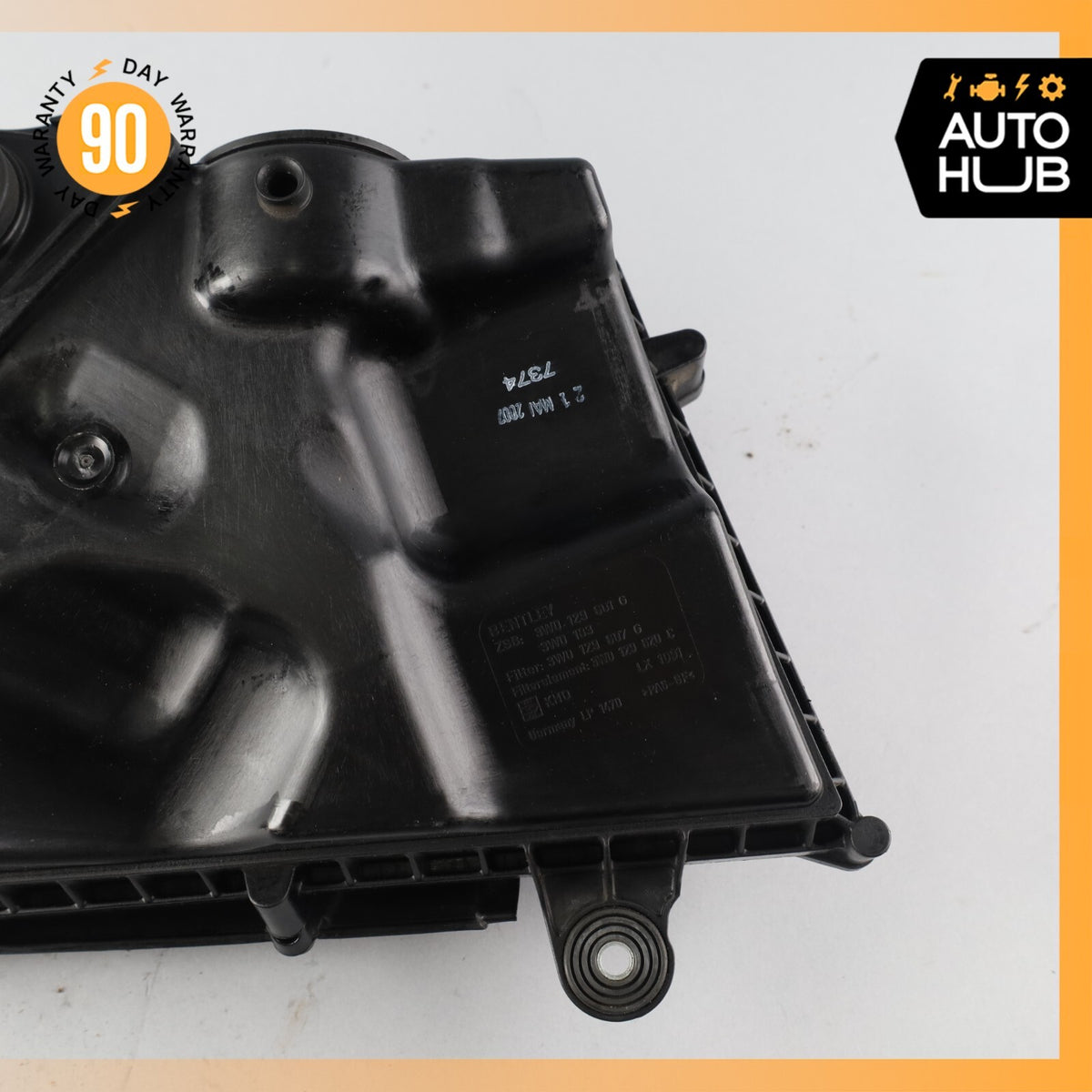 03-13 Bentley Continental GTC GT 6.0L Left Side Air Intake Cleaner Box OEM 62k - photo 10