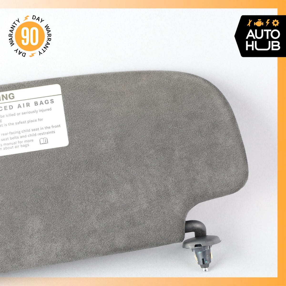 Mercedes W216 CL600 S63 AMG Right Side Sun Visor Shade Sunvisor Black Suede OEM - photo 7