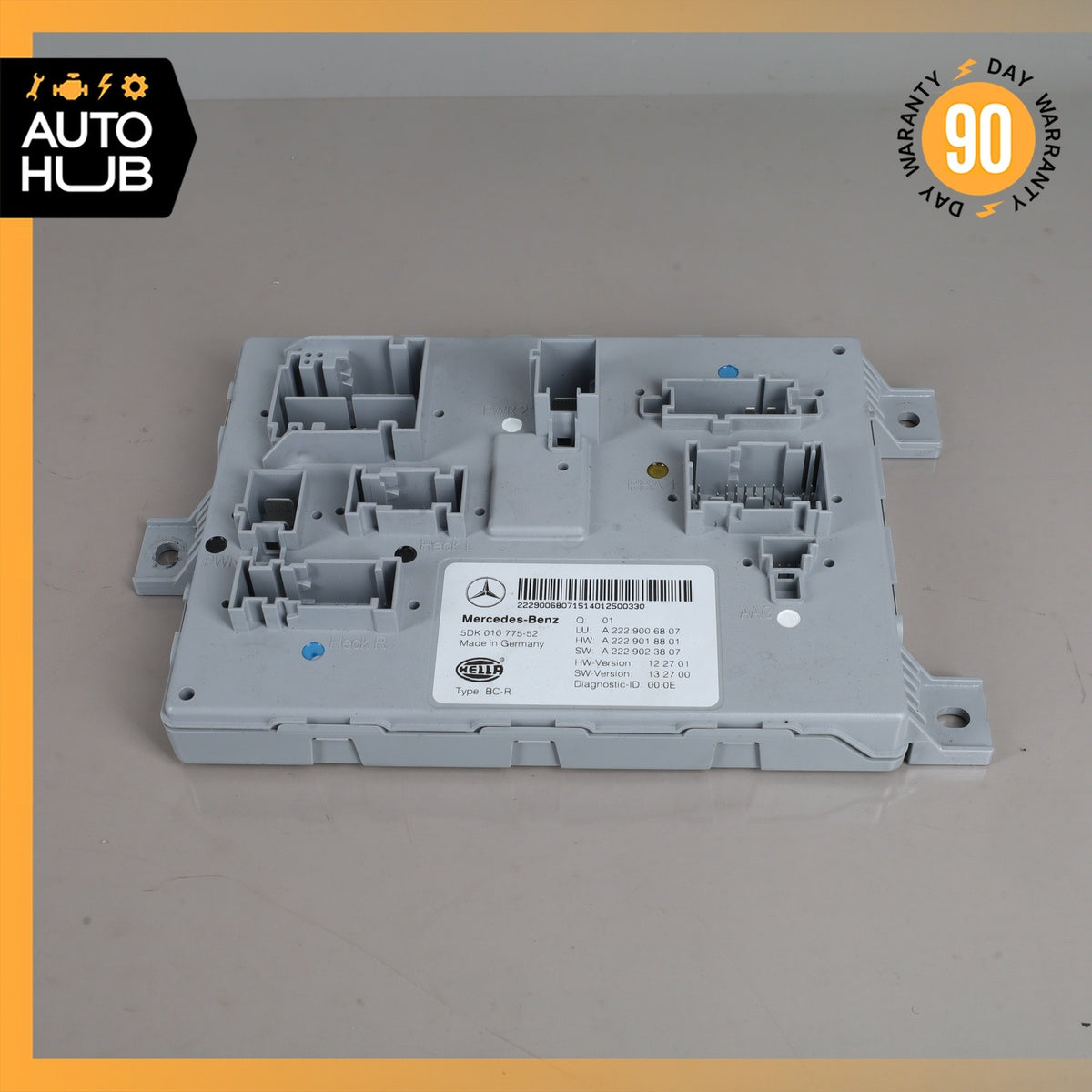 2014 Mercedes W222 S63 AMG Rear Trunk SAM Control Module 2229009306 OEM - photo 3