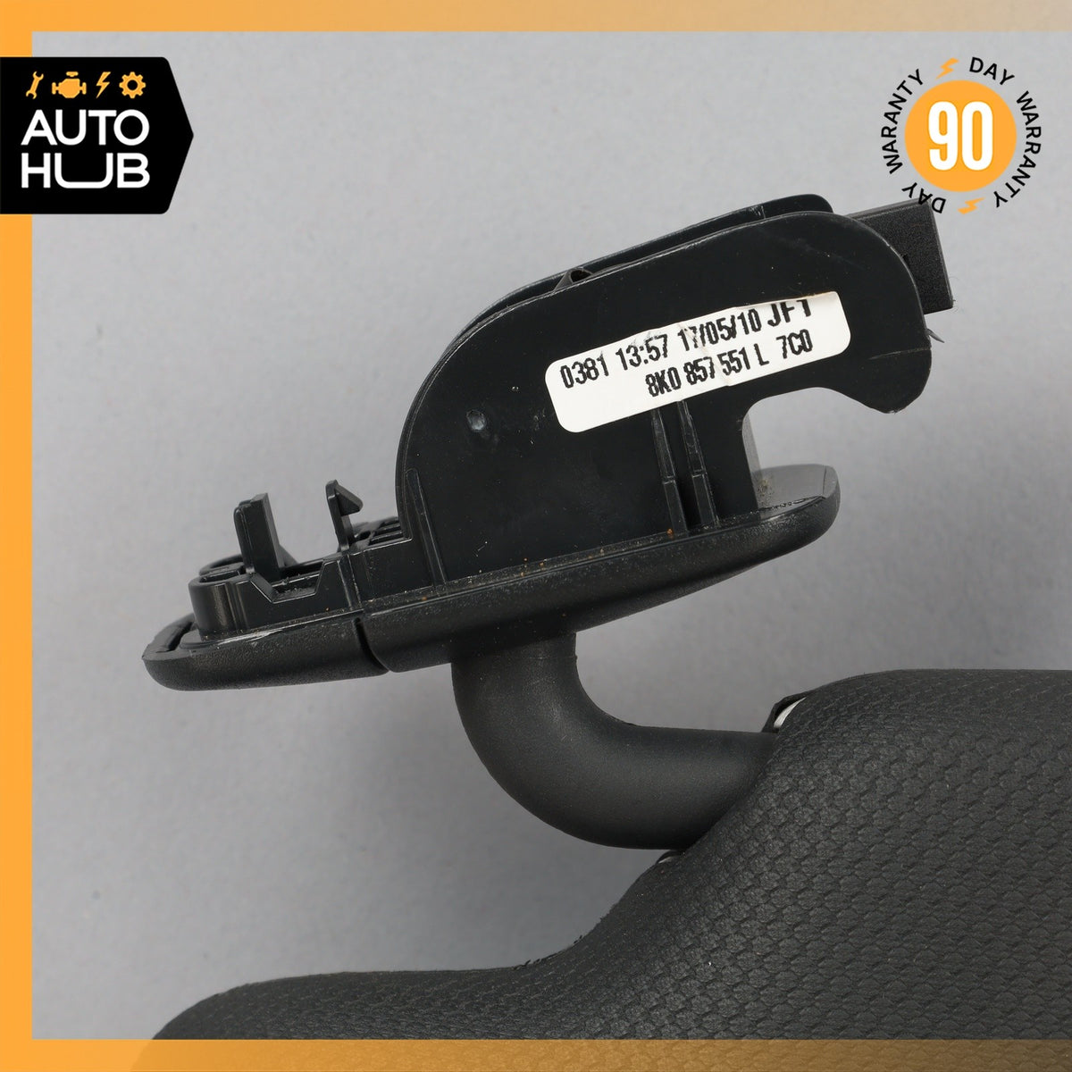 09-12 Audi 8R Q5 Left Driver Side Sunvisor Sun Visor Black OEM - photo 5