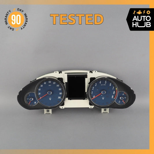 09-12 Maserati GranTurismo S M145 4.7L Instrument Cluster Speedometer OEM 45k - photo 1