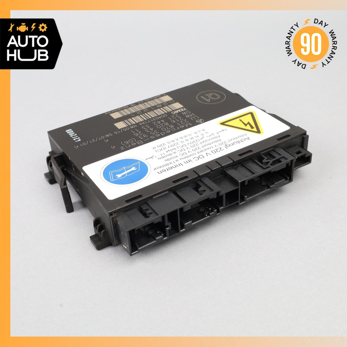 07-10 Mercedes W221 S550 S63 Front Left or Right Seat Contour Control Module OEM - photo 2